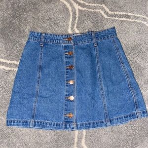 Denim mini skirt NWOT